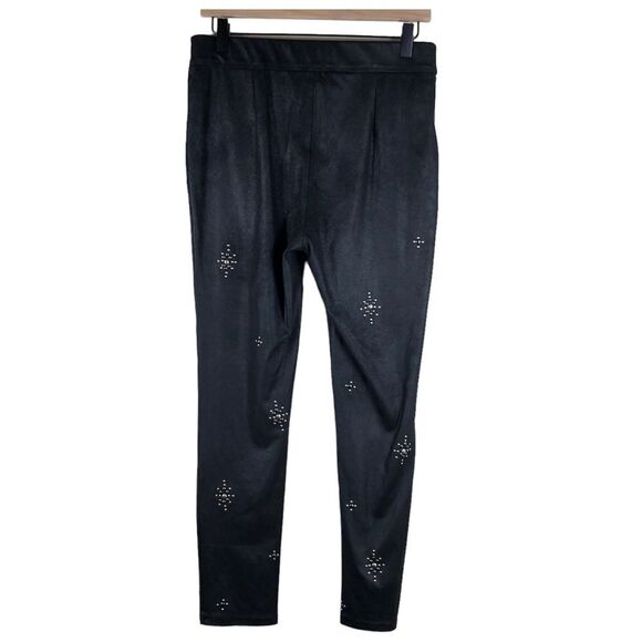 Free People Embellished Vegan Skinny Pant in Black Size 28 - Picture 4 of 7